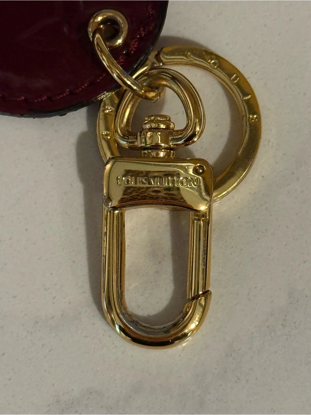 Louis Vuitton Vernis Heart Bag Charm